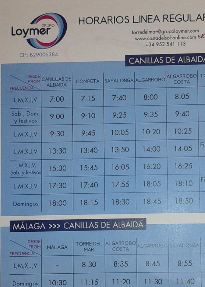 Bustider - Malaga/Competa